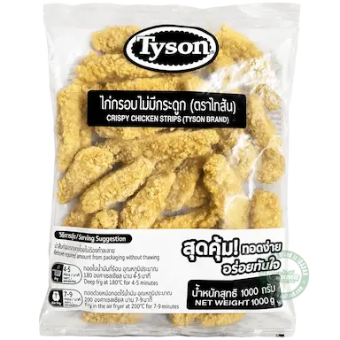 Tyson Crispy Chicken Strips 1kg | チキンストリップス