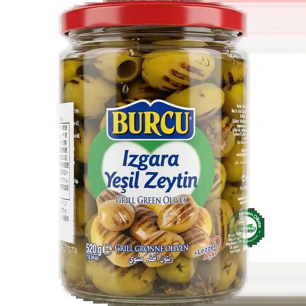 Buy Burcu Grilled Green Olives 520g Online in Japan | Gunma Halal Food Buy Burcu Grilled Green Olives 520g Online in Japan | Gunma Halal Food