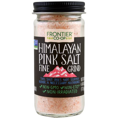 frontier natural products himalayan pink salt fine grind 4 48 oz 127 g