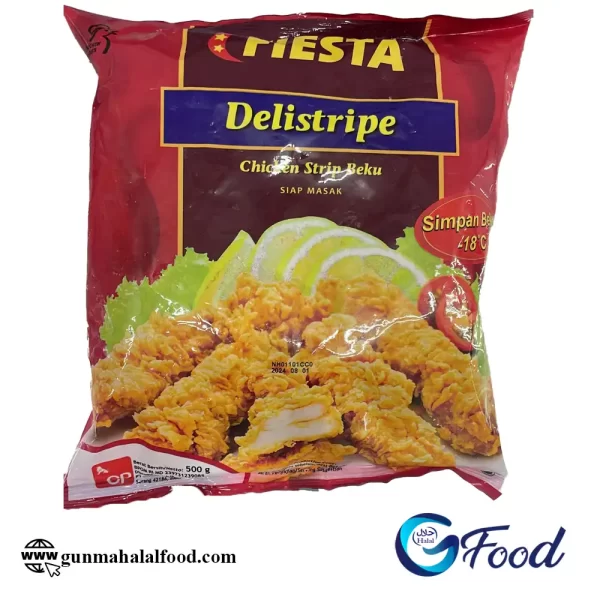 Fiesta Delistripe Chicken Strip Beku (500g)