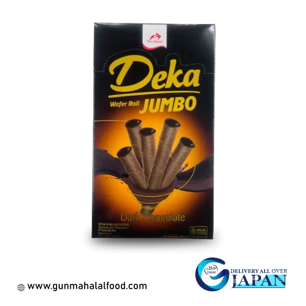 Deka Wafer Roll Jumbo ( Dark Chocolate) 280g